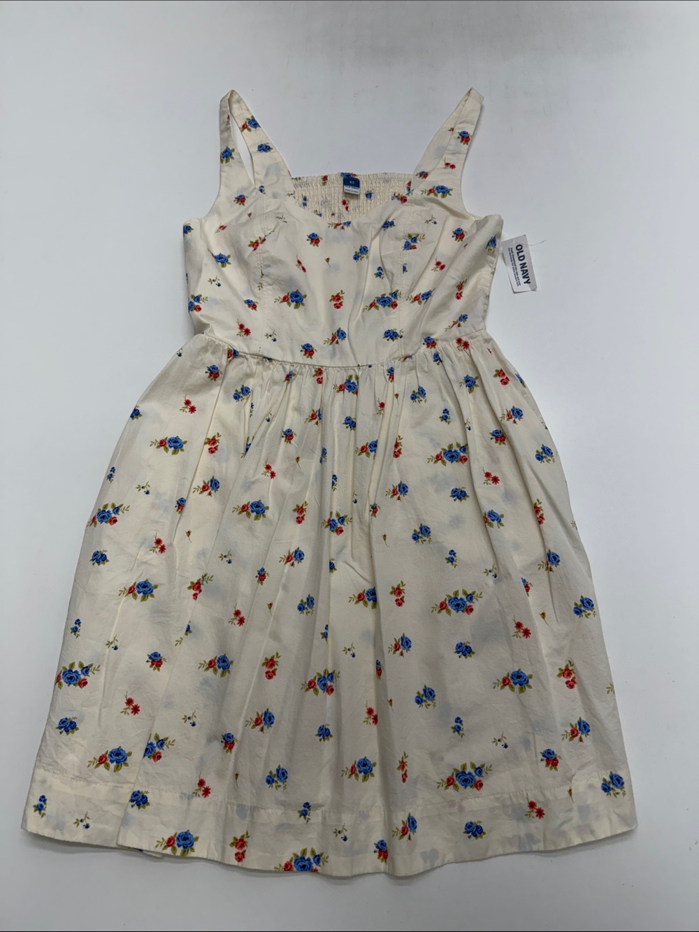 OLD NAVY Women’s XS White Floral Dress